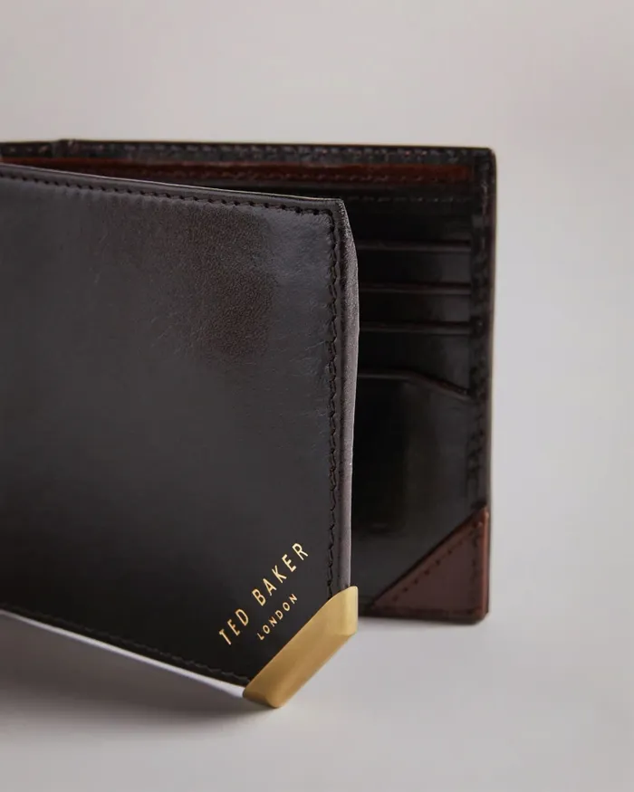Men KORNING 8211 Metal Corner Coin Wallet Chocolate Ted Baker Wallets and Cardholders Men KORNING 8211 Metal Corner Coin Wallet Chocolate Ted Baker Wallets and Cardholders