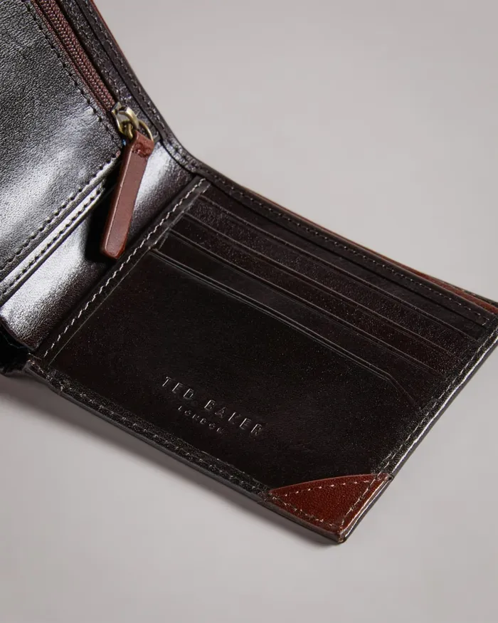 Men KORNING 8211 Metal Corner Coin Wallet Chocolate Ted Baker Wallets and Cardholders Men KORNING 8211 Metal Corner Coin Wallet Chocolate Ted Baker Wallets and Cardholders