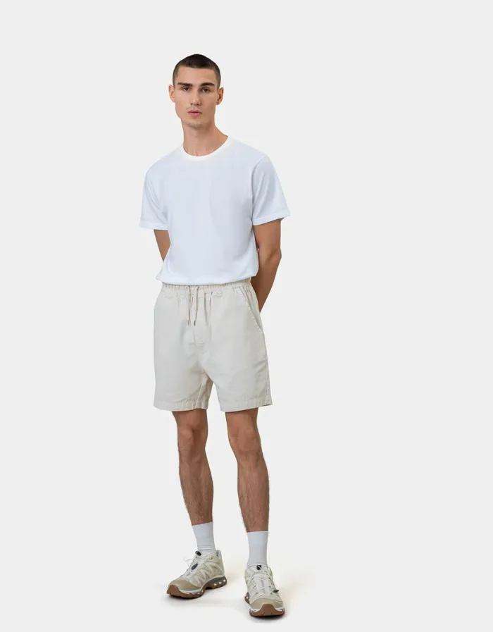 Men Organic Twill Shorts Deep Black Colorful Standard Shorts