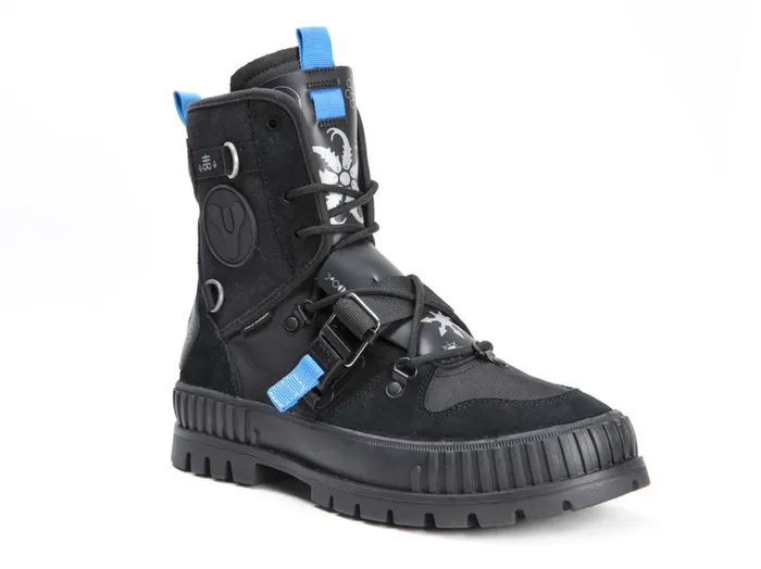 Men PALLASHOCK X DESTINY Black PALLADIUM Boots Men PALLASHOCK X DESTINY Black PALLADIUM Boots