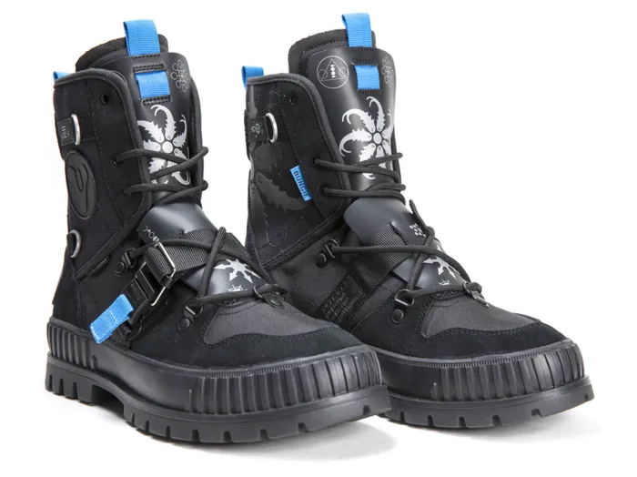 Men PALLASHOCK X DESTINY Black PALLADIUM Boots Men PALLASHOCK X DESTINY Black PALLADIUM Boots