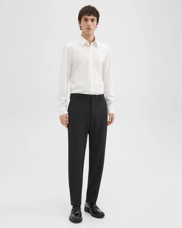 Men Pants Theory Zaine Pant In Precision Ponte Black