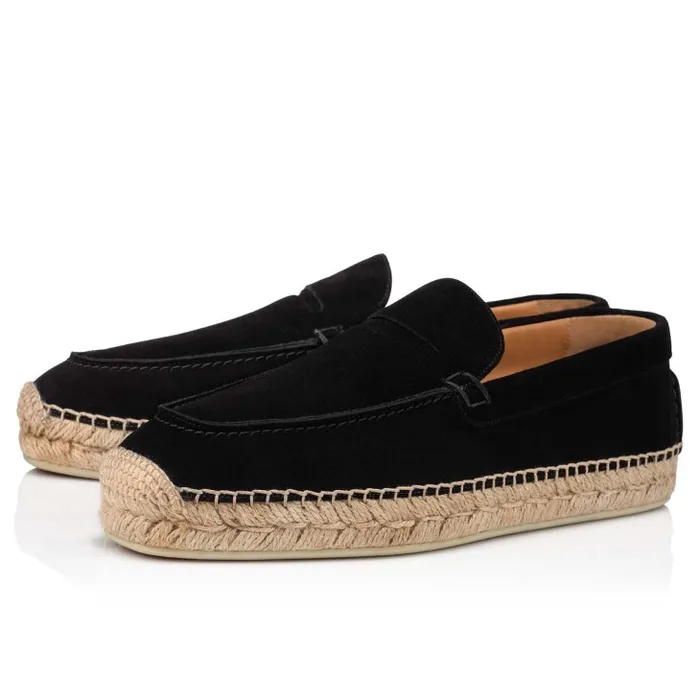 Men Paquepapa Espadrilles 8211 Leather 8211 Black Christian Louboutin Sandals and Espadrilles Men Paquepapa Espadrilles 8211 Leather 8211 Black Christian Louboutin Sandals and Espadrilles