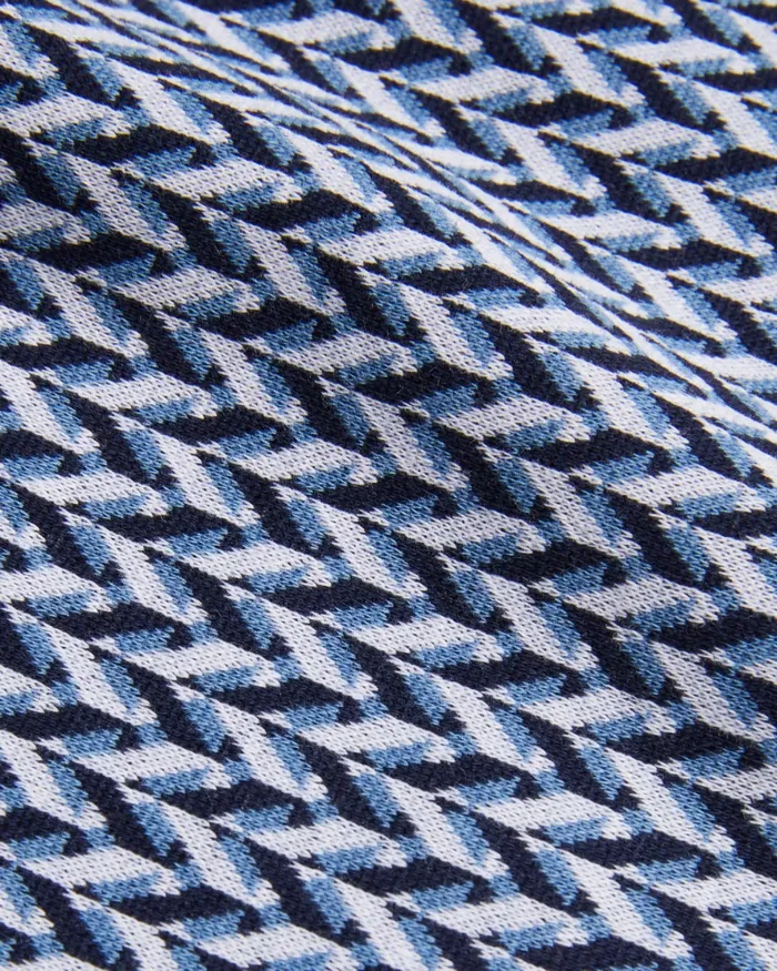 Men SKELT 8211 Jacquard Geometric Cotton Polo Shirt Blue Ted Baker Polo Shirts Men SKELT 8211 Jacquard Geometric Cotton Polo Shirt Blue Ted Baker Polo Shirts