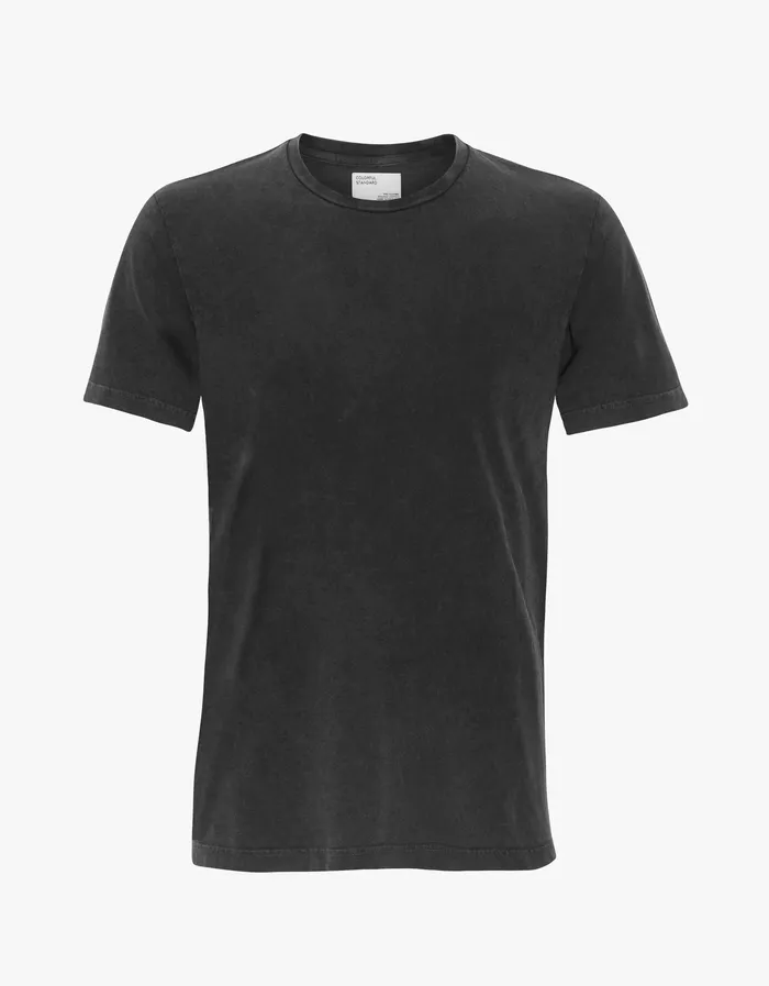 Men TShirts Colorfulstandard Classic Organic Tee 8211 Faded Black