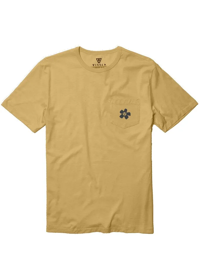 Men Waterlogged Organic Pkt Tee Ale Premium Tees Vissla Men Waterlogged Organic Pkt Tee Ale Premium Tees Vissla