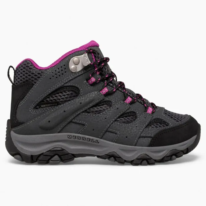 Merrell Big Moab 3 Mid Waterproof Boot Graniteberry Kids Boots