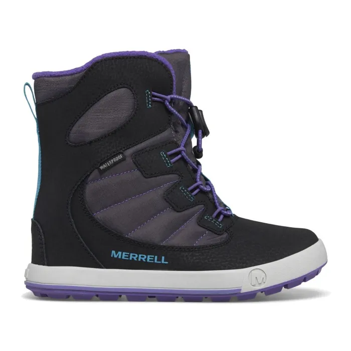 Merrell Big Snow Bank 40 Waterproof Boot Blackpurpleturquoise Kids Winter Boots