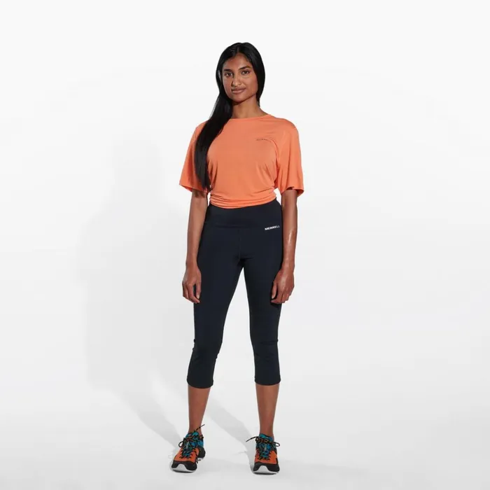 Merrell Ever Move Capri Black Women Bottoms