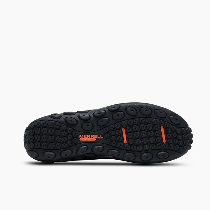 Merrell Jungle Moc Leather Comp Toe Work Shoe Wide Width Black Men SlipOns