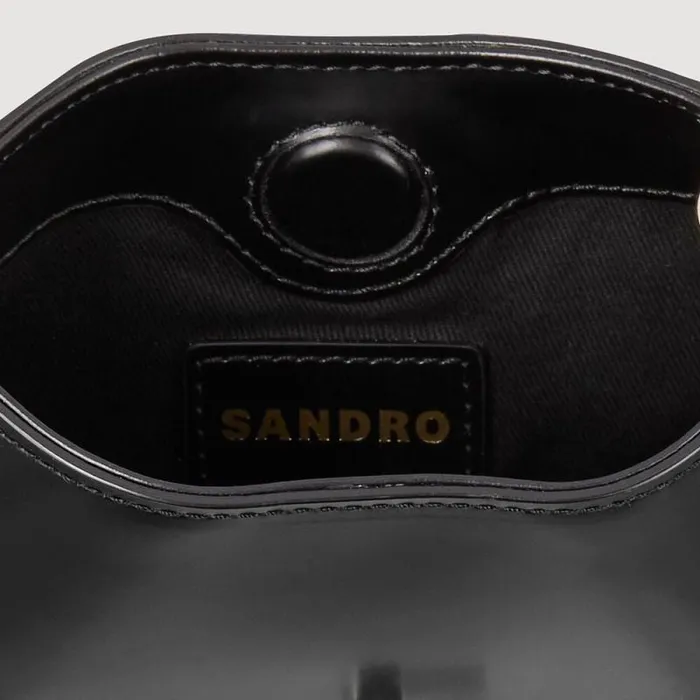 Mini Bags Women SANDRO Janet Chain Mini Bag Black