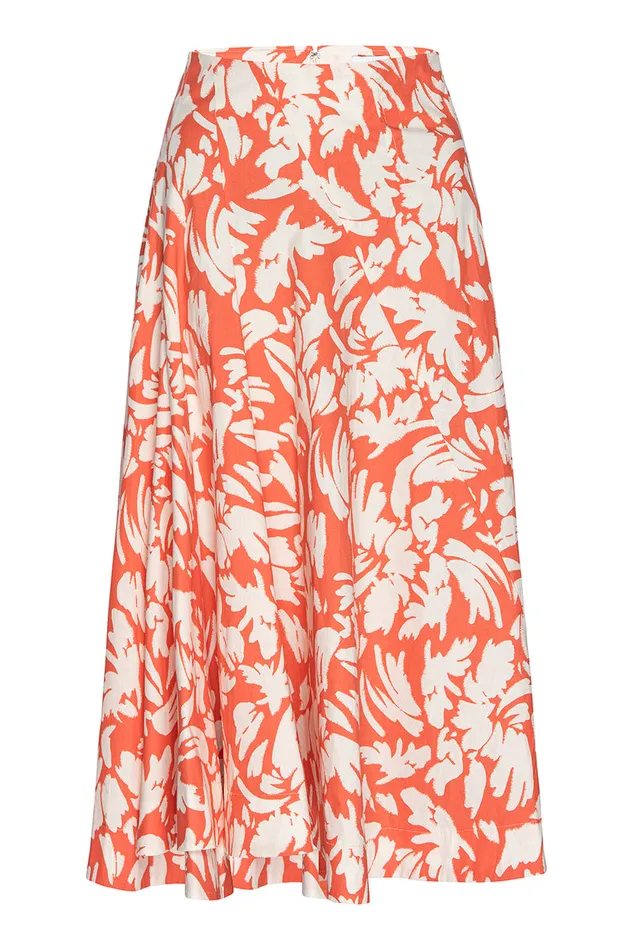 Misa Los Angeles Emma Skirt Patmos Tangerine Women Matching Sets