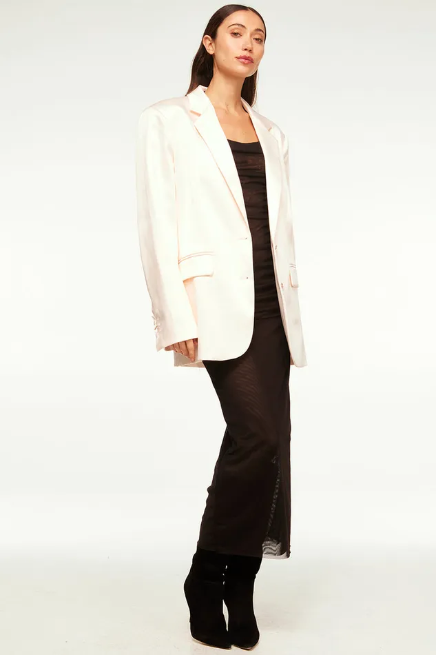 Misa Los Angeles Joanne Blazer Ivory Women Tops
