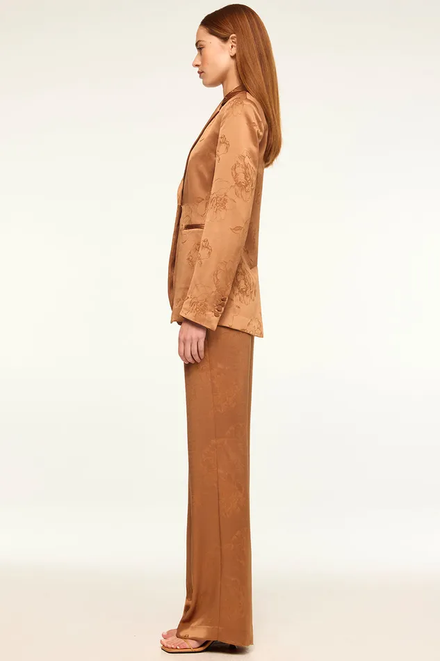Misa Los Angeles Lauren Blazer Straw Jacquard Women Jackets