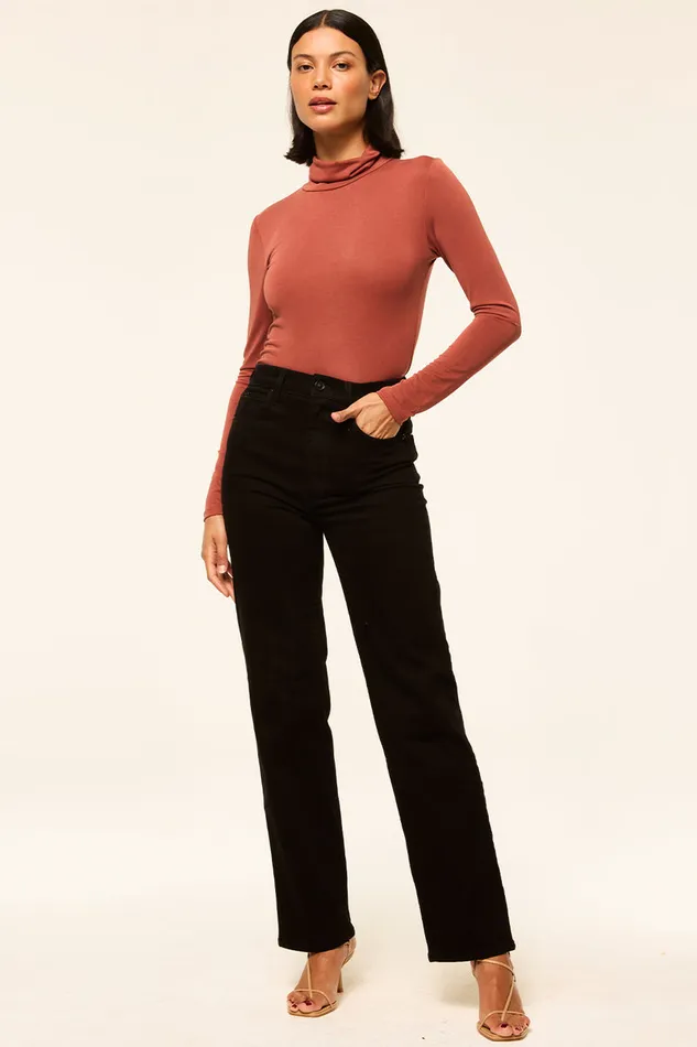 Misa Los Angeles Nadja Top Brick Women Tops