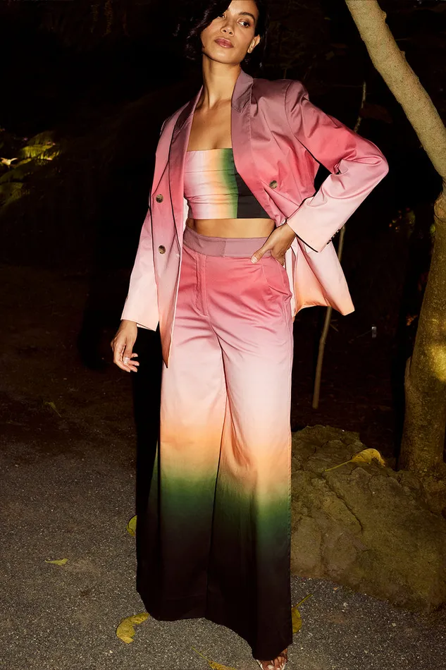 Misa Los Angeles Nico Pant Cali Ombre Cotton Women Matching Sets