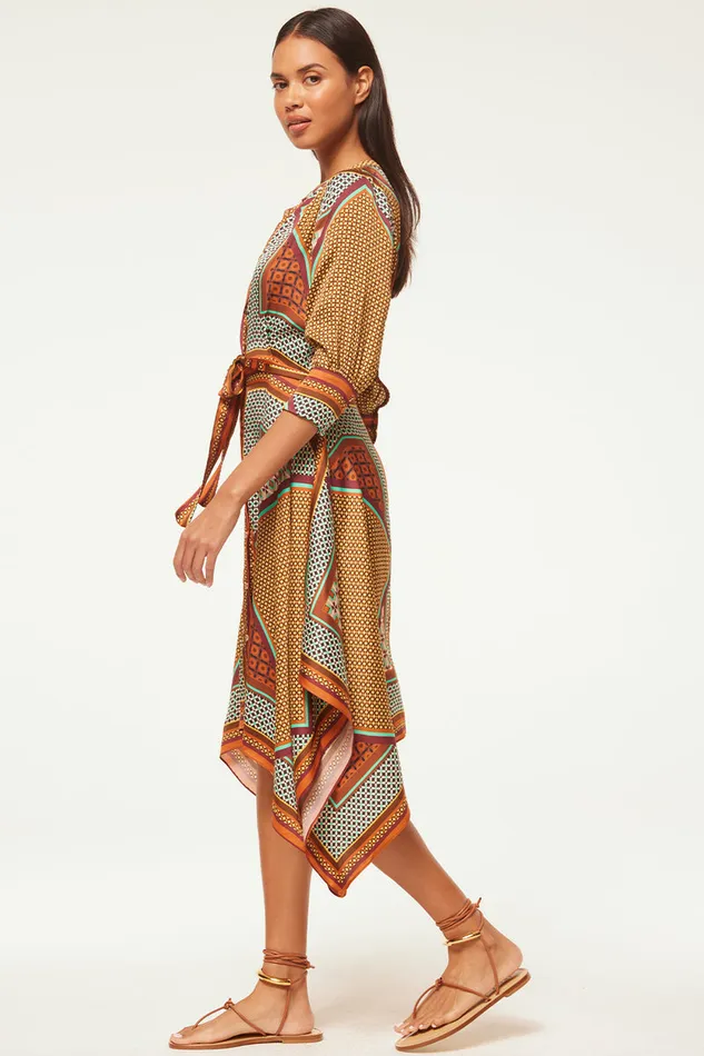 Misa Los Angeles Solmaz Dress Positano Scarf Women Dresses