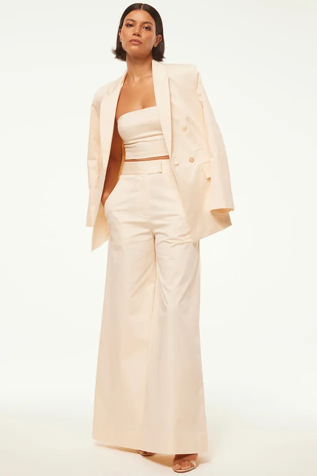Misa Los Angeles Viva Blazer Parchment Women Tops