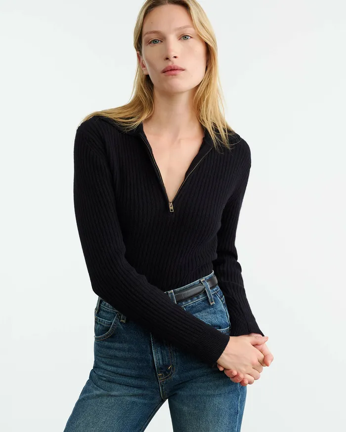 Nili Lotan Knits and Sweaters Women BRAXTON SWEATER Dark Brown