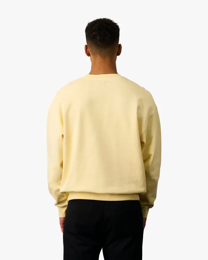 Organic Oversized Crew 8211 Misty Brown Crewneck Sweatshirts Colorfulstandard Men