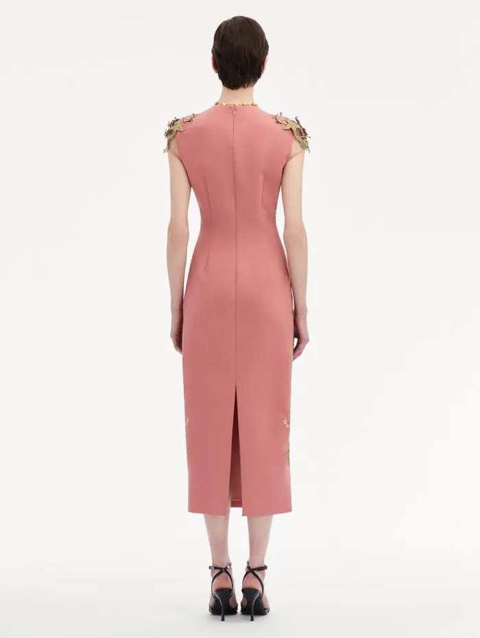 Oscar De La Renta Art Nouveau Pencil Dress Rouge Women Dresses Oscar De La Renta Art Nouveau Pencil Dress Rouge Women Dresses