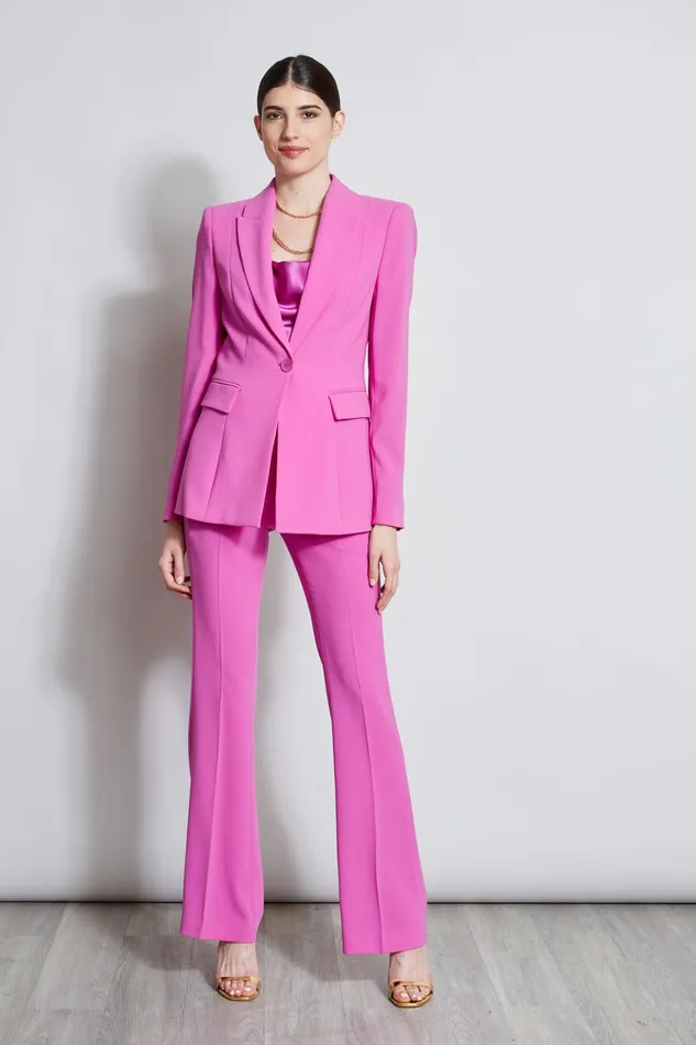 Outlet 8211 Women Jackets and Blazers Elie Tahari Single Button Blazer Peony