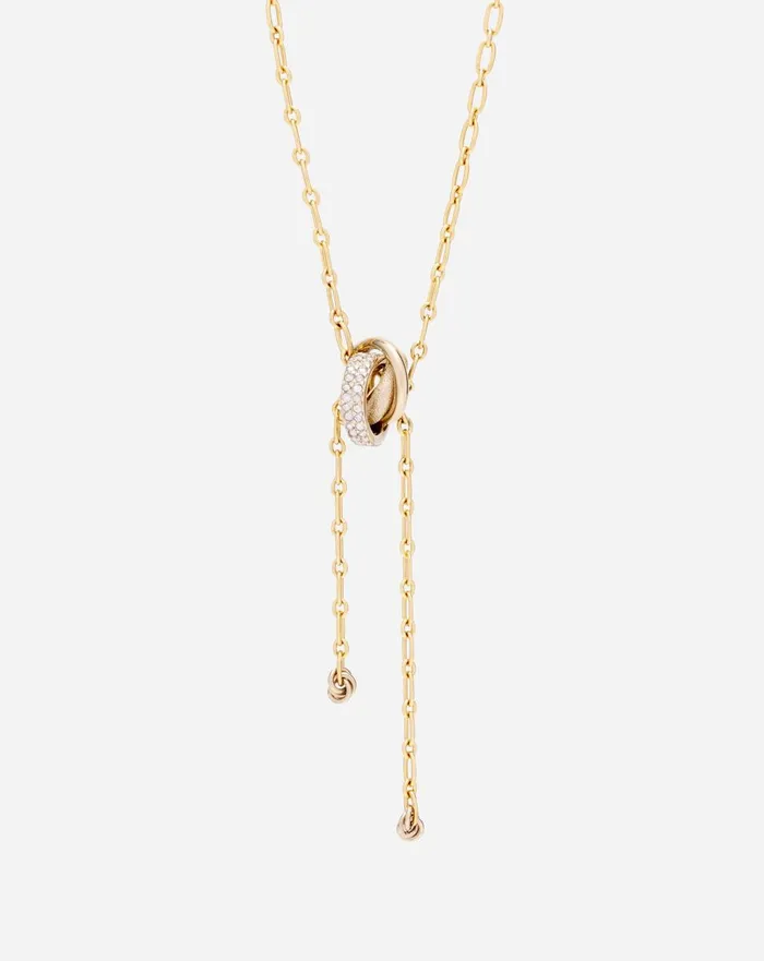 Partition By Lanvin Necklace Goldcrystal Women Lanvin Jewelry