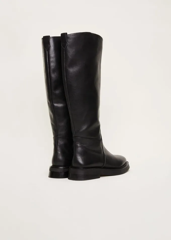 Phase Eight Flat Knee High Boot Black Women Boots