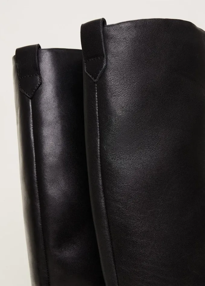 Phase Eight Flat Knee High Boot Black Women Boots