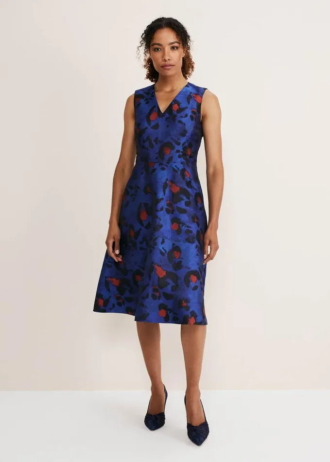 Phase Eight Kendal Court Shoe Navy Women Occasion Shoes
