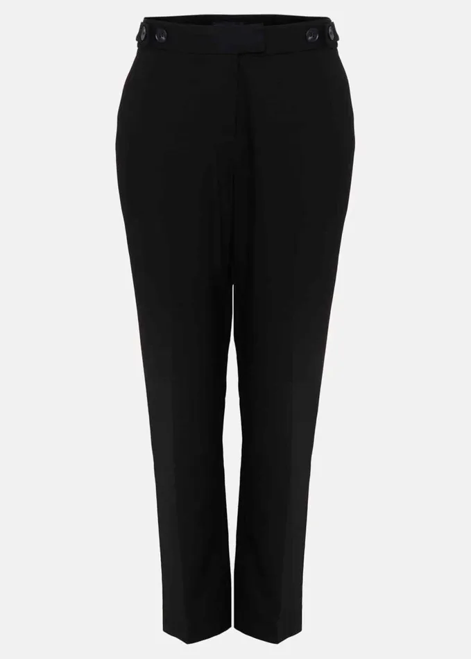 Phase Eight Kimia Ponte Tapered Trouser Black Women Trousers