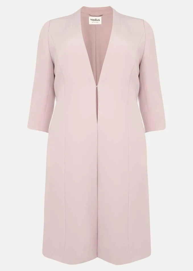Phase Eight Melissa Longline Occasion Jacket Pearl Women Jackets