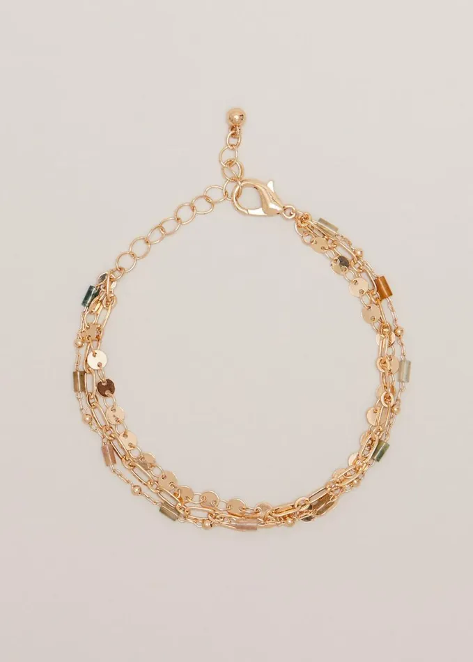 Phase Eight Multi Chain Bracelet Set Gold Women Jewellery