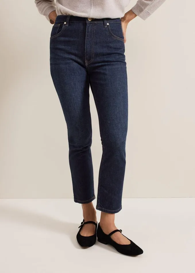 Phase Eight Sara Slim Leg Jeans Dark Wash Women Jeans