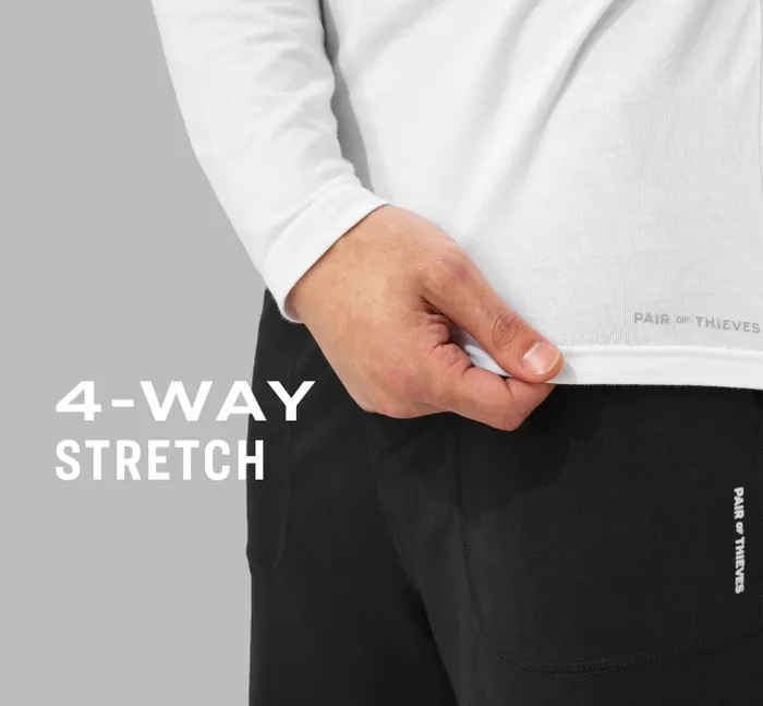 Ready For Everything Long Sleeve Crew Neck Tee White Shirt 1 Pack Men Pair Of Thieves Classic Fit Tees Ready For Everything Long Sleeve Crew Neck Tee White Shirt 1 Pack Men Pair Of Thieves Classic Fit Tees