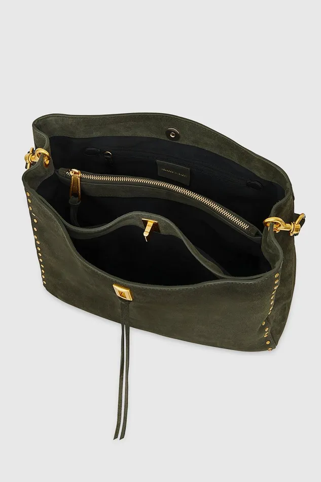 Rebecca Minkoff Darren Large Shoulder Bag Moss Women Shoulder Bags