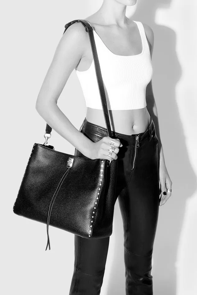 Rebecca Minkoff Darren Large Shoulder Bag Moss Women Shoulder Bags