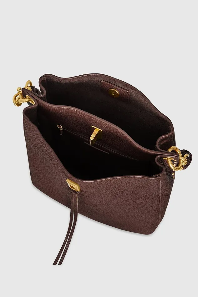 Rebecca Minkoff Darren Shoulder Bag Brandy Women Shoulder Bags