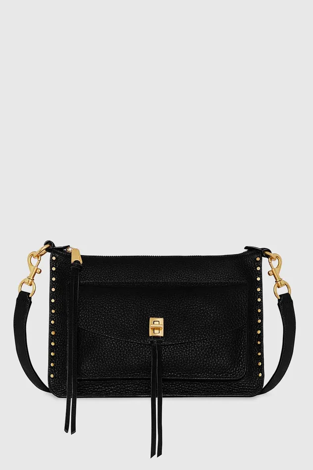 Rebecca Minkoff Darren Signature Shoulder Bag Black Women Crossbody Bags