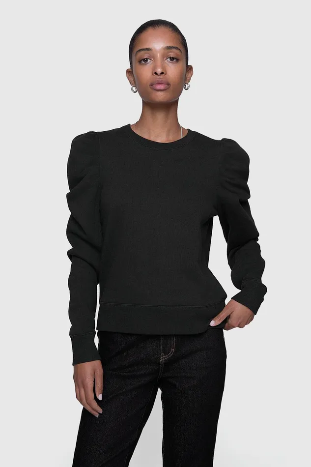 Rebecca Minkoff Janine Sweatshirt Black Women Sweaters and Sweatshirts