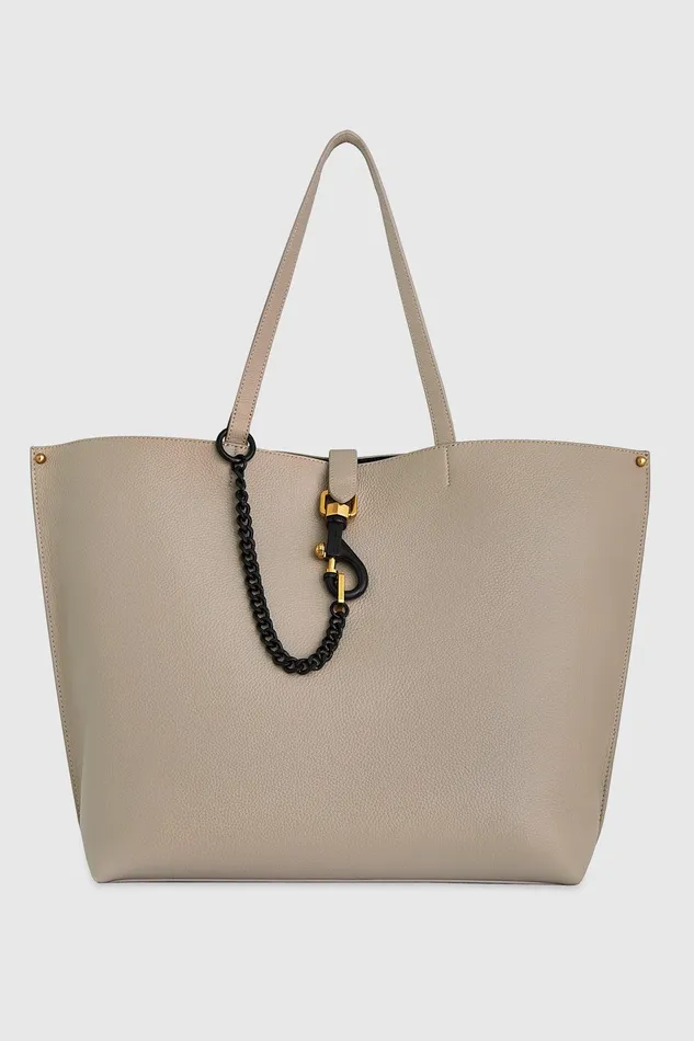 Rebecca Minkoff Megan Large Tote Oyster Women Tote Bags