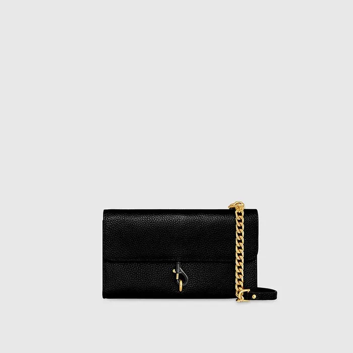 Rebecca Minkoff Megan Wallet On Chain Black Women Wallets