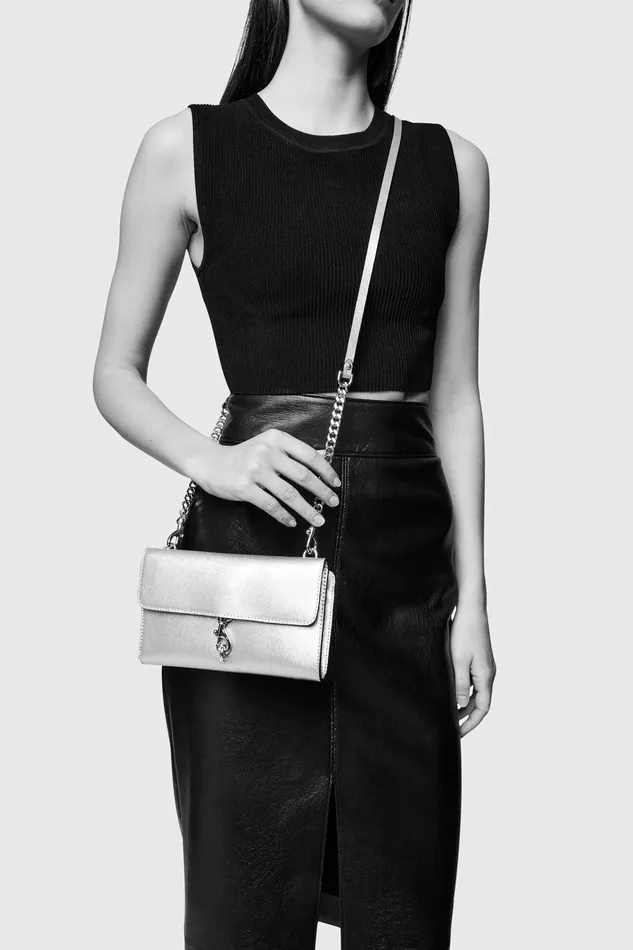 Rebecca Minkoff Megan Wallet On Chain Black Women Wallets