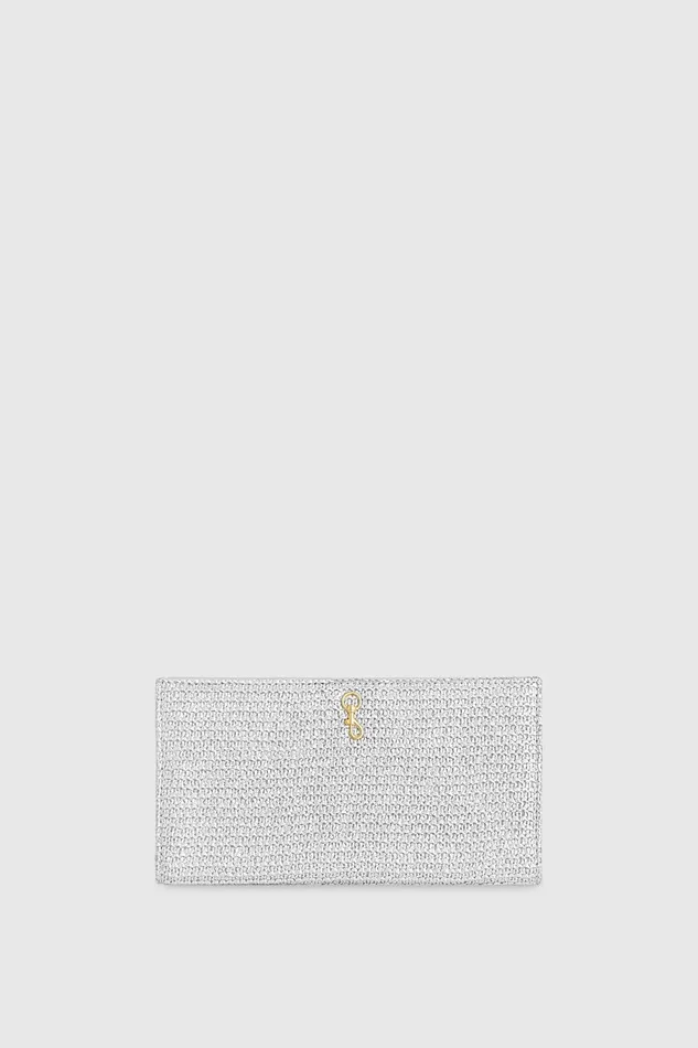 Rebecca Minkoff Soft Wallet On A Chain Silver Women Wallets