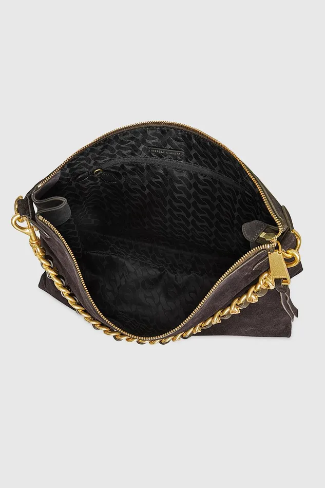 Rebecca Minkoff Stevie Shoulder Bag Dk Brandy Women Shoulder Bags