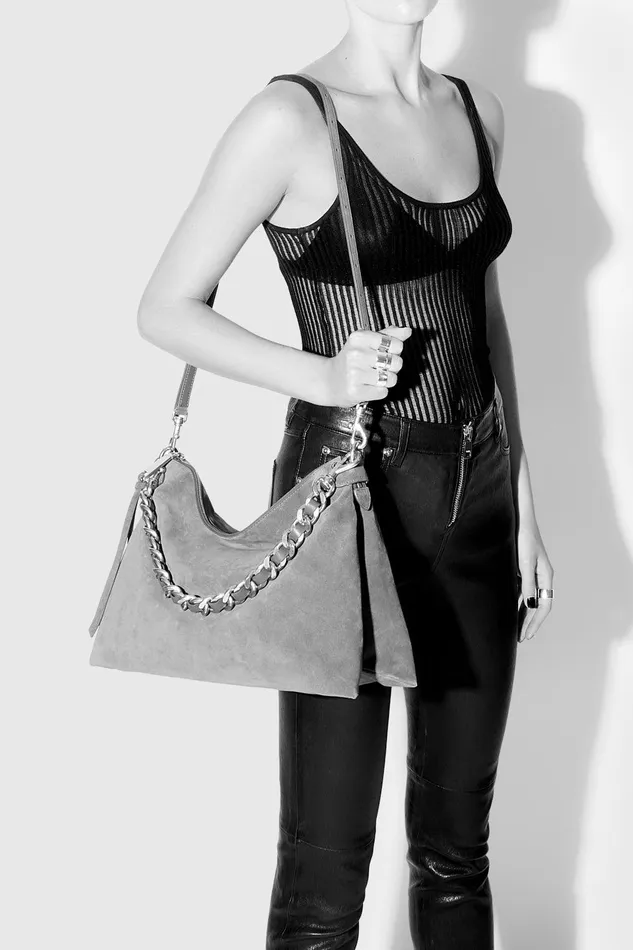 Rebecca Minkoff Stevie Shoulder Bag Dk Brandy Women Shoulder Bags