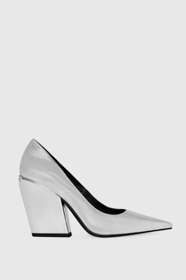 Rebecca Minkoff West Pump Silver Women