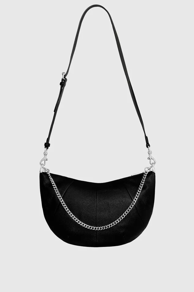 Rebecca Minkoff Zip Around Crossbody Black Women Crossbody Bags
