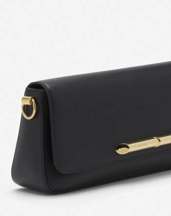 Squence By Lanvin Baguette Bag In Leather Black Women Lanvin Crossbody Bags and Shoulder Bags Squence By Lanvin Baguette Bag In Leather Black Women Lanvin Crossbody Bags and Shoulder Bags