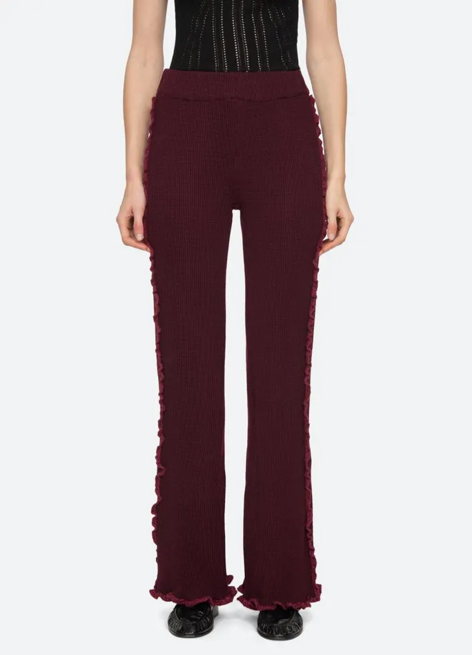 Sea New York Bottoms Women Clare Pants Burgundy Sea New York Bottoms Women Clare Pants Burgundy